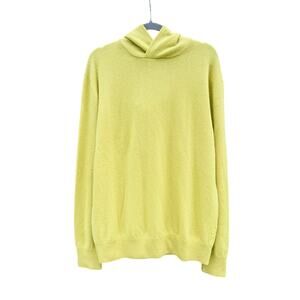 ASHER Sero Cashmere Hoodie Lime Green Large L